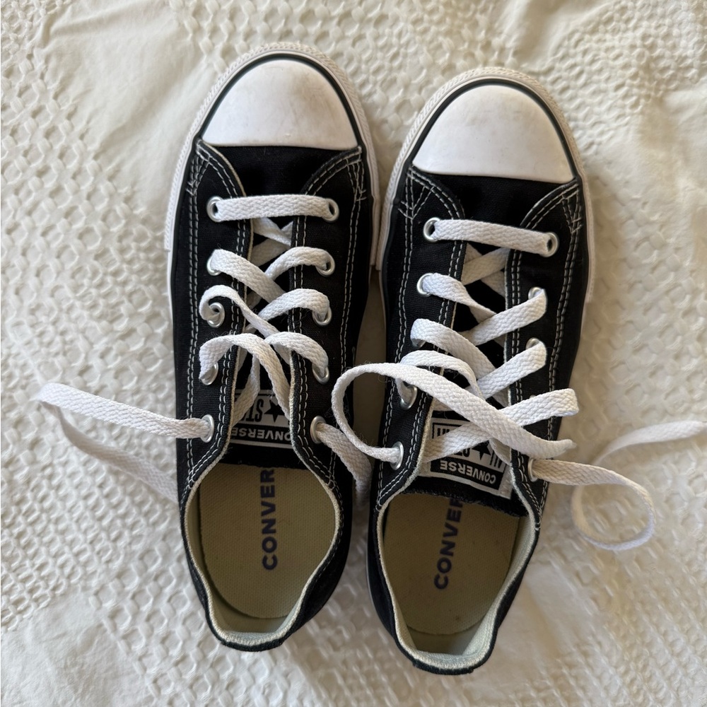 Converse Kids Black and White Sneakers
